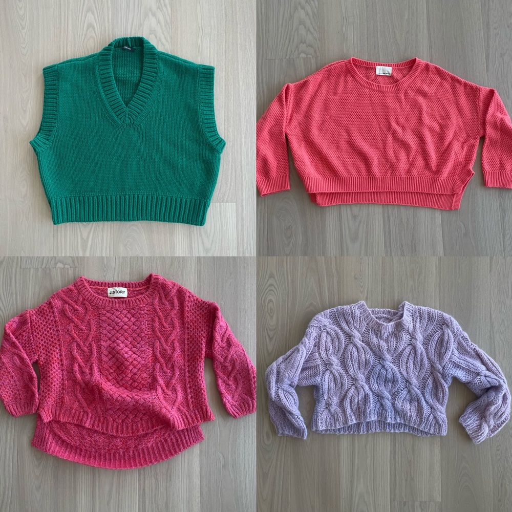 Moving Sale – 4 of Oversized Wool Sweaters